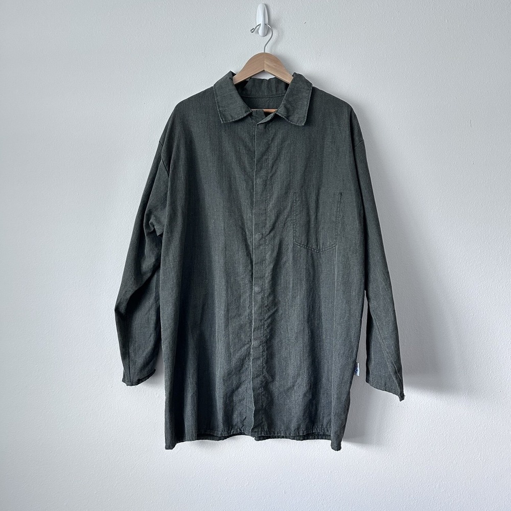 Fire Resistant National Safety Apparel Welding Snap Button Long‎ Sleeve Large